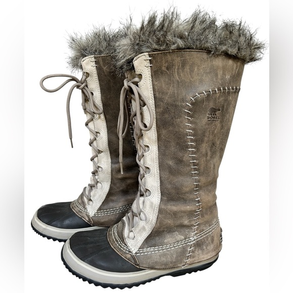 Sorel Cate the Great Lace-Up Boots, Size 8 - Picture 2 of 7